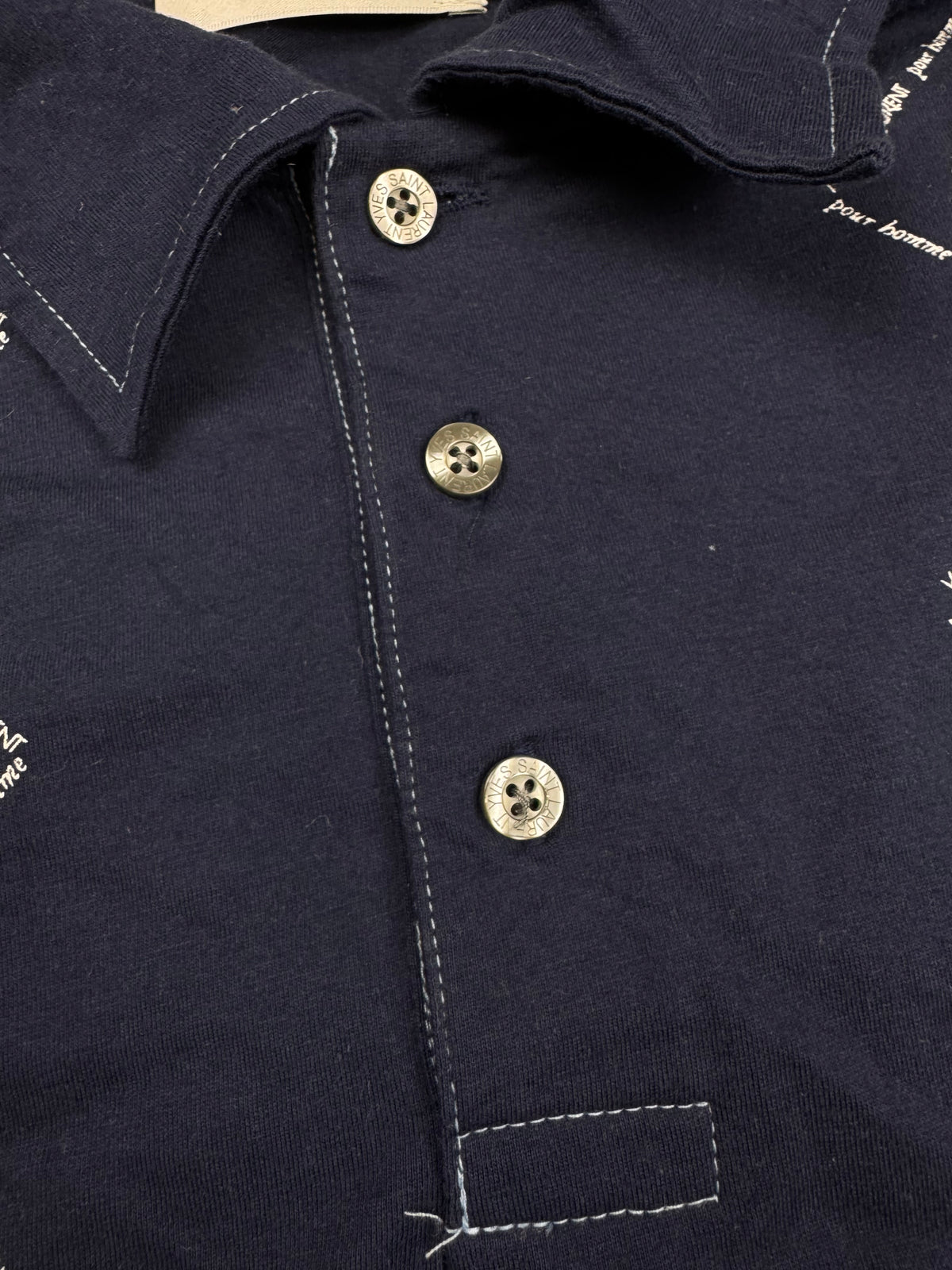 vintage YSL Yves Saint Laurent polo {M}