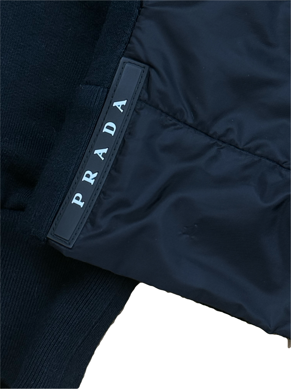 vintage Prada hybrid sweatjacket