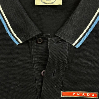 navyblue Prada polo {M}