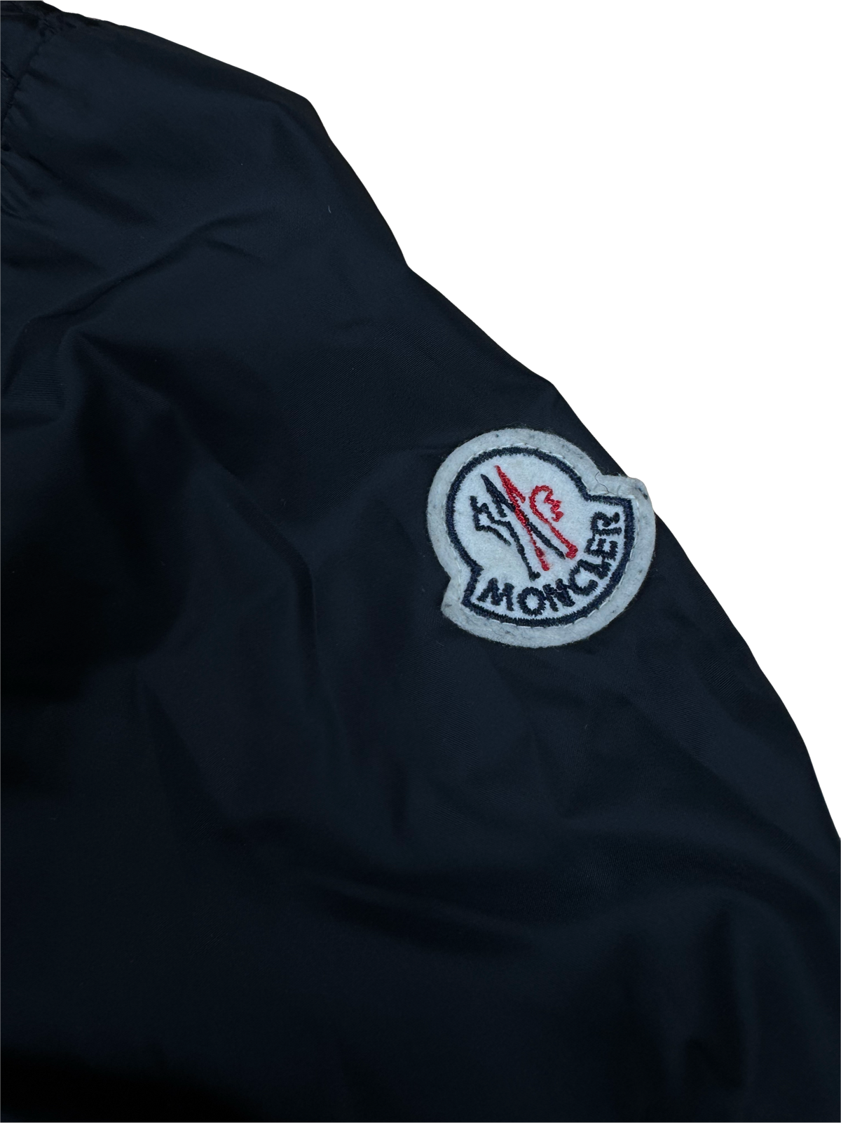 vintage black Moncler windbreaker {L}
