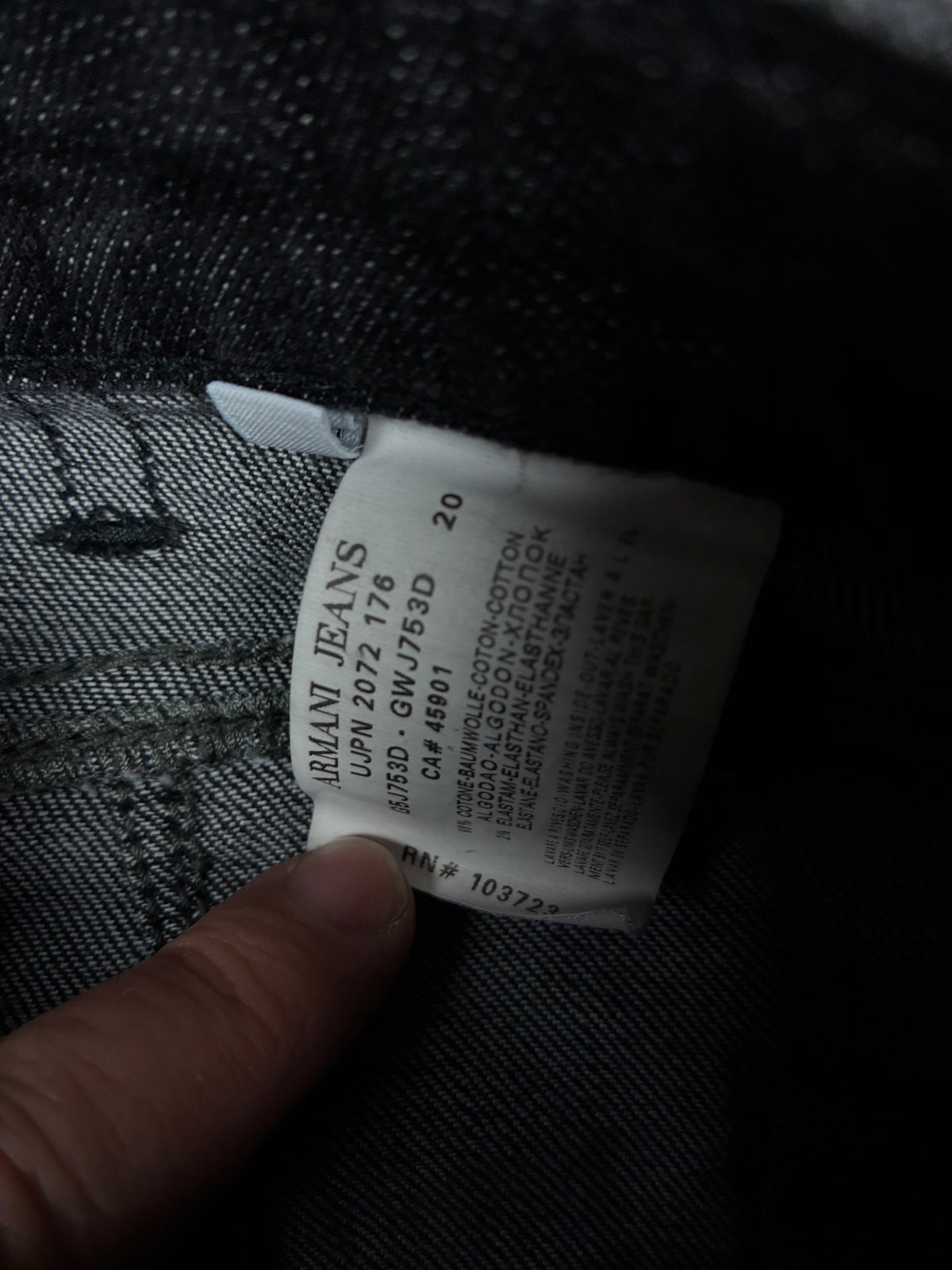 vintage Armani jeans {XS}