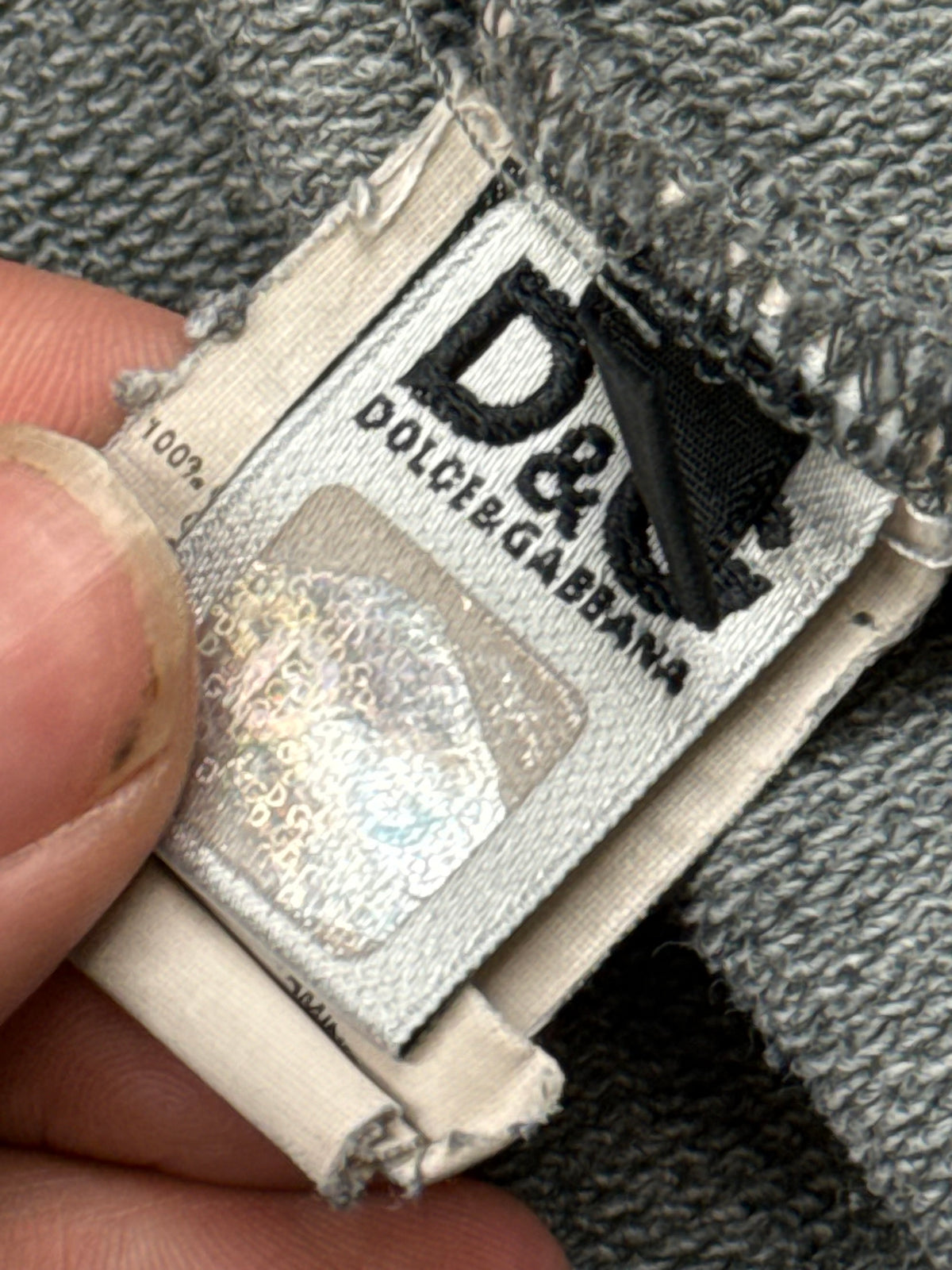 vintage Dolce & Gabbana sweatjacket