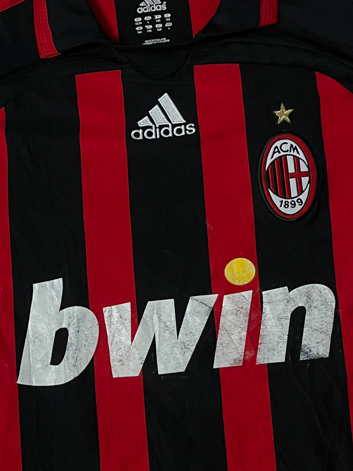 vintage Adidas Ac Milan KAKA22 2006-2007 home jersey {XS}