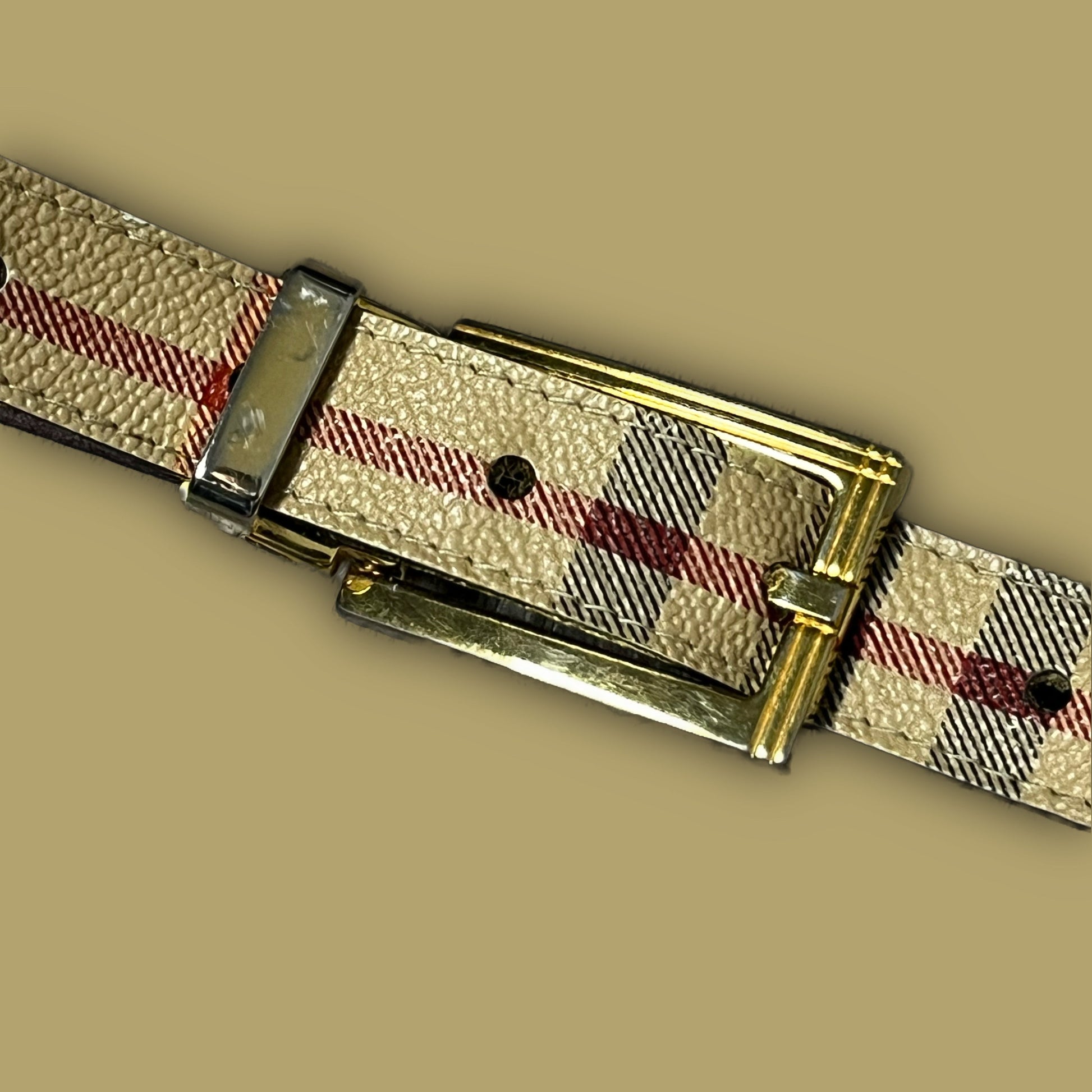 vintage Burberry belt