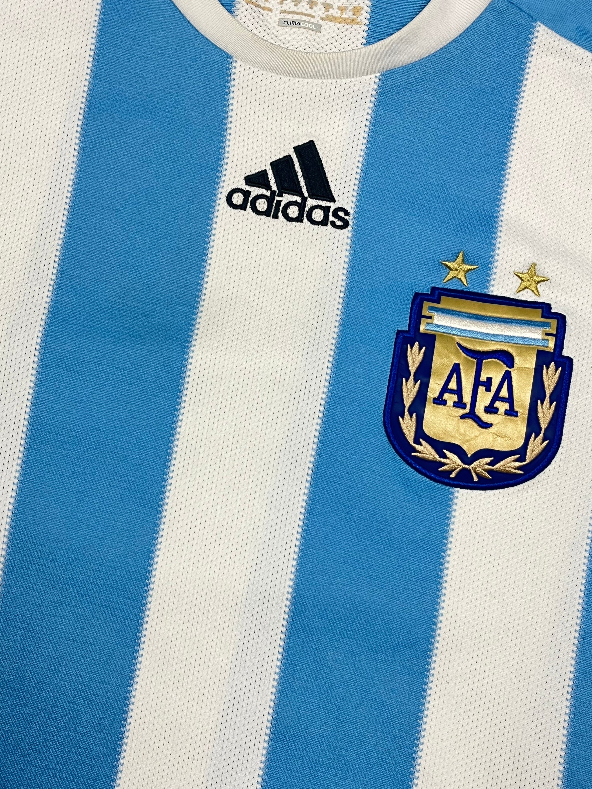 vintage Adidas Argentina 2010 home jersey {M}