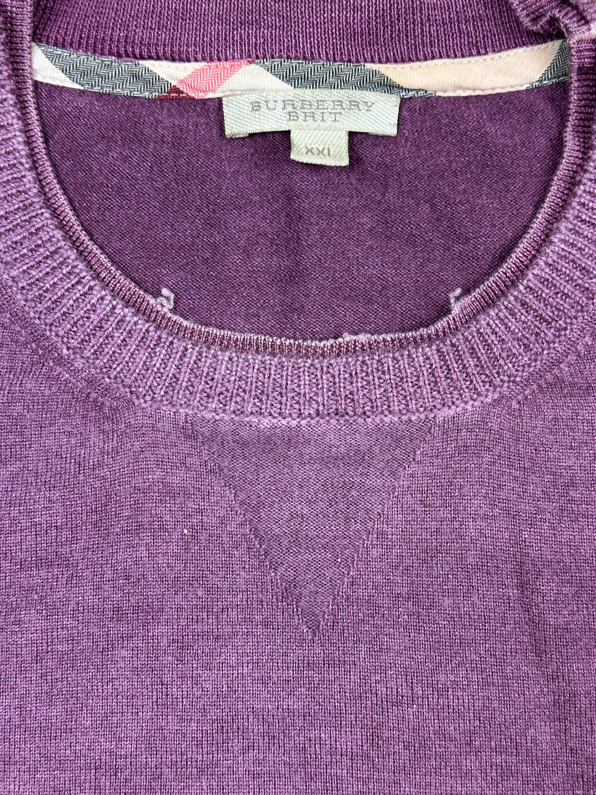 vintage Burberry knittedsweater {XXL}