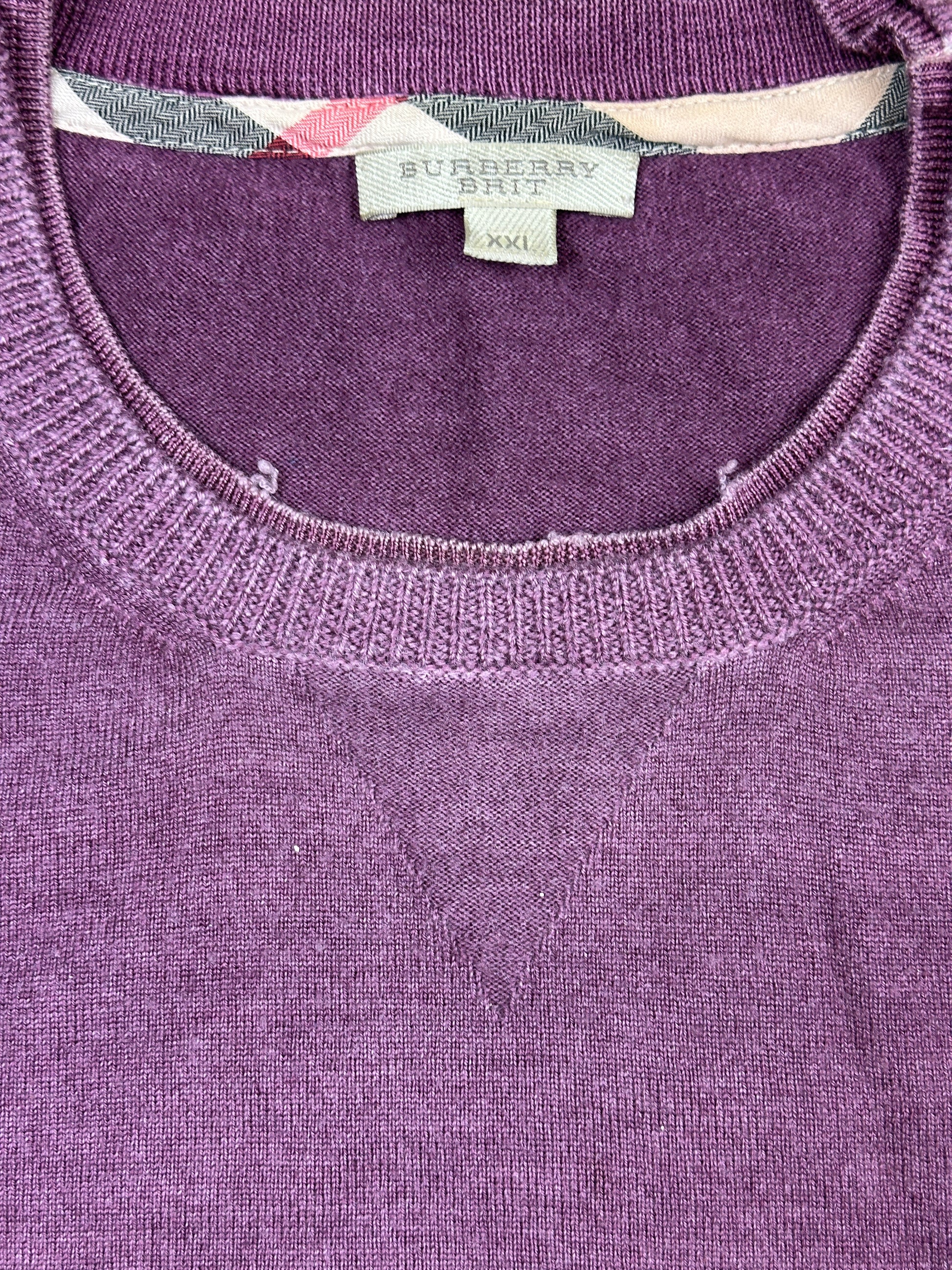 vintage Burberry knittedsweater {XXL}