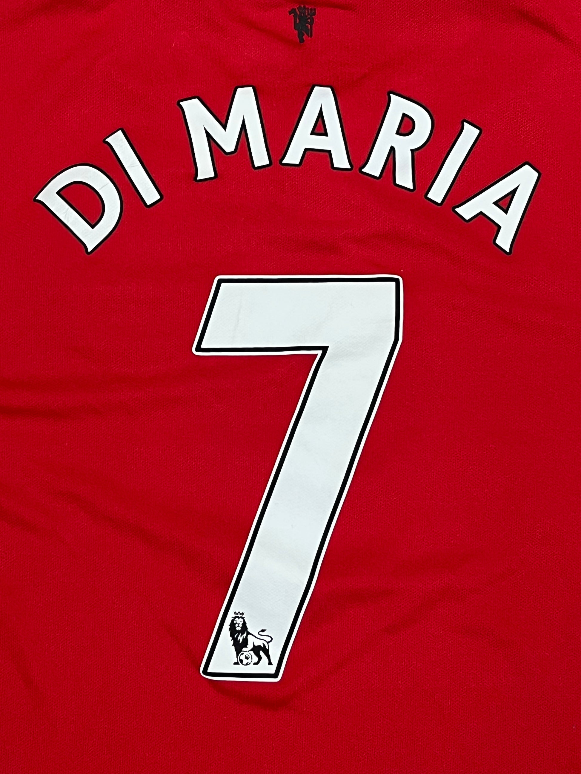 vintage Adidas Manchester United DI MARIA7 2014-2015 home jersey {S}