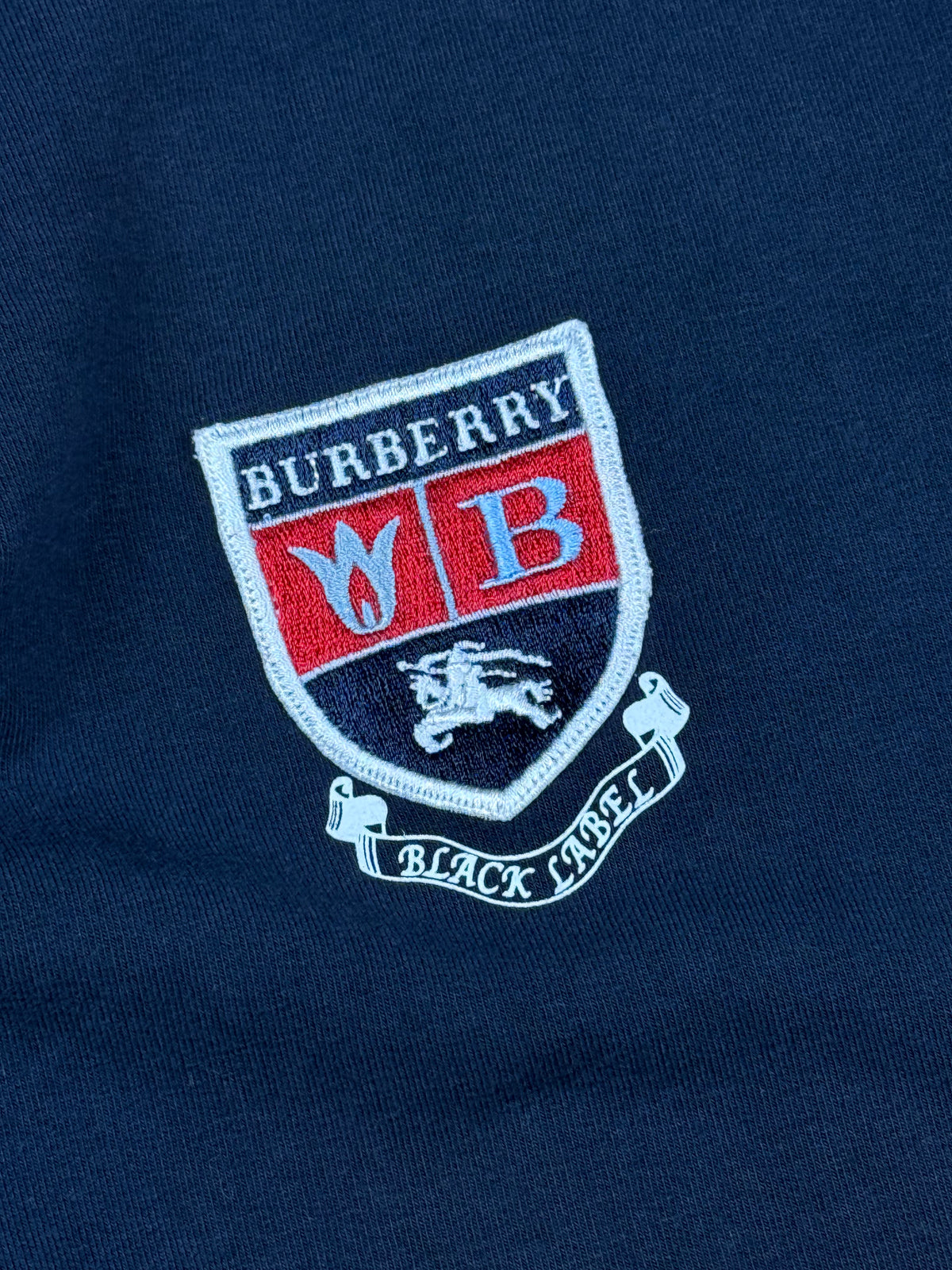 vintage navyblue Burberry Balck Label sweatjacket