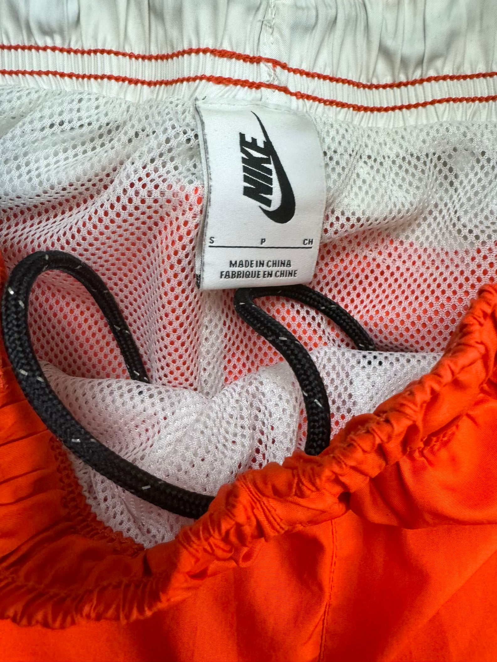 orange Nike TN TUNED trackpants {S}
