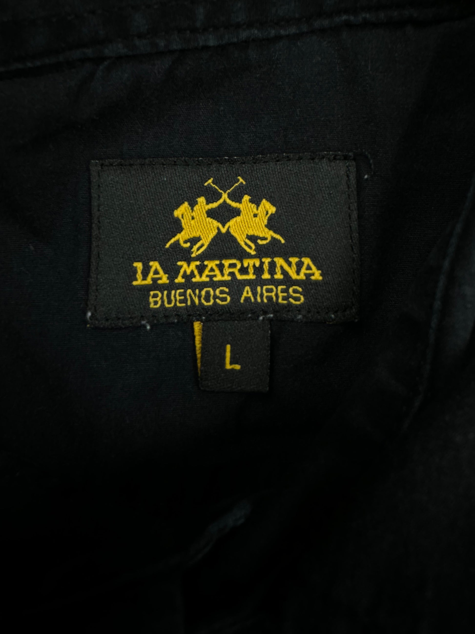 vintage La Martina sleeveless shirt {L}