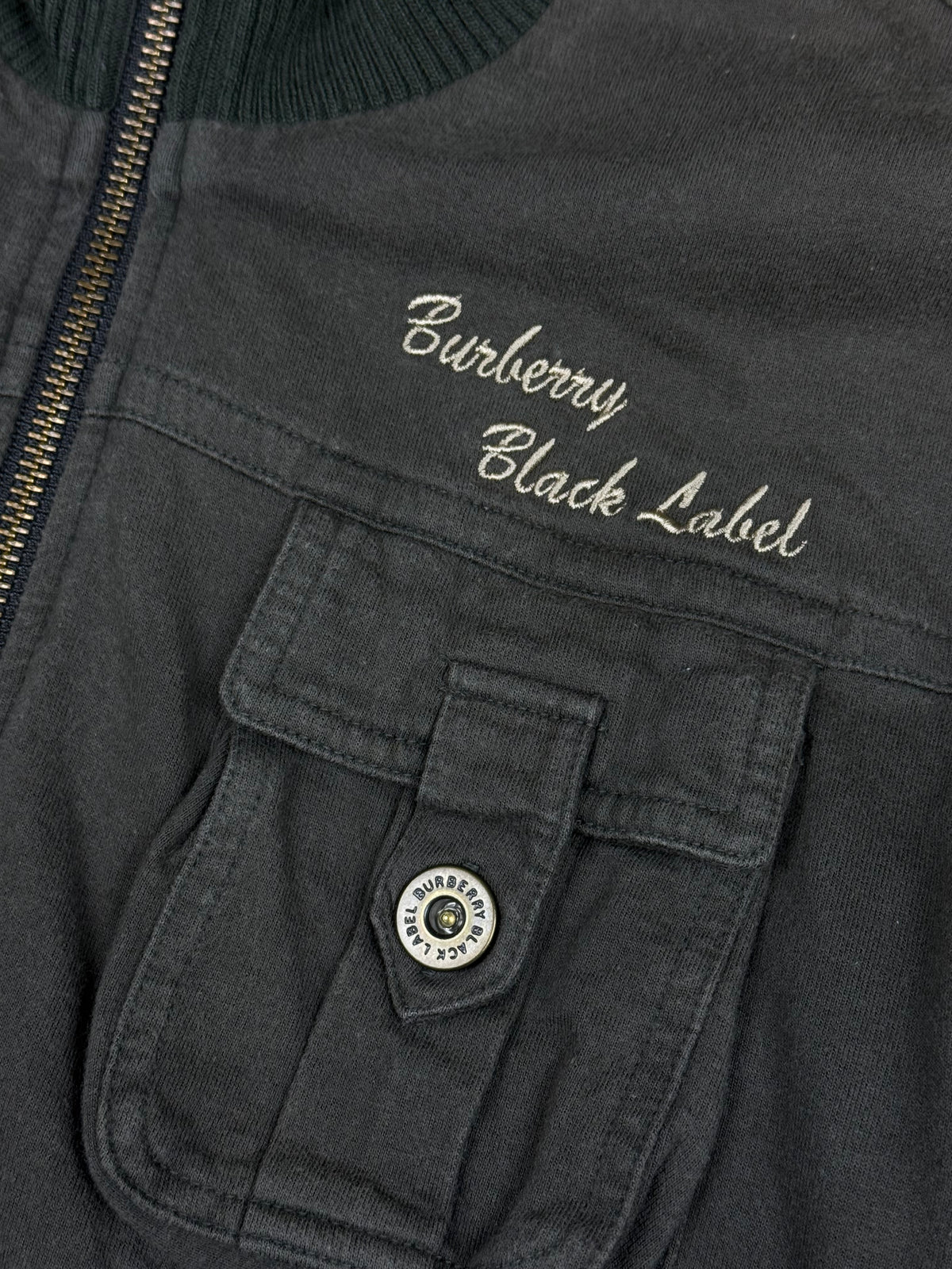 vintage Burberry Black Label sweatjacket {S}