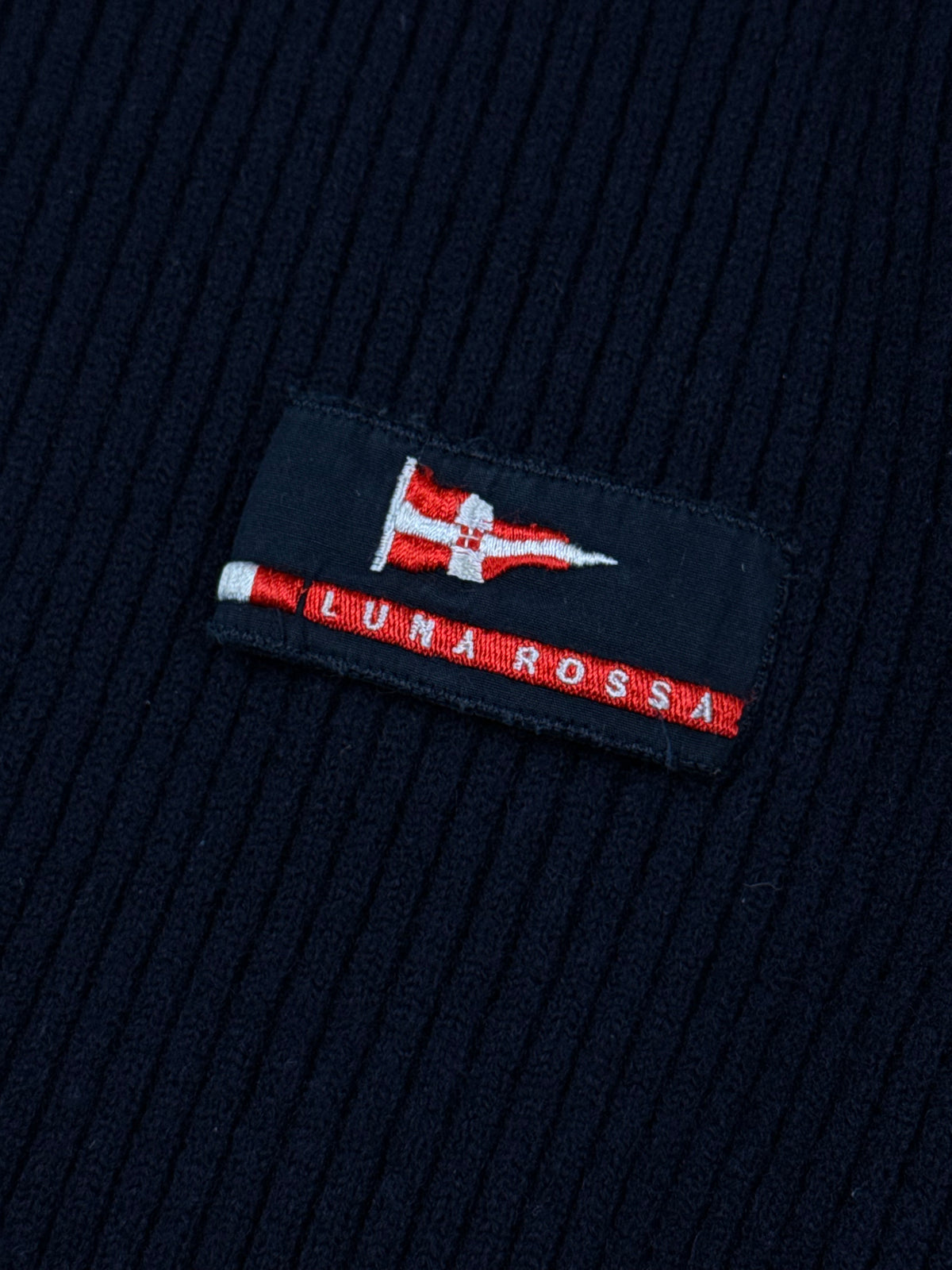 vintage Prada Luna Rossa knittedsweater {XS}