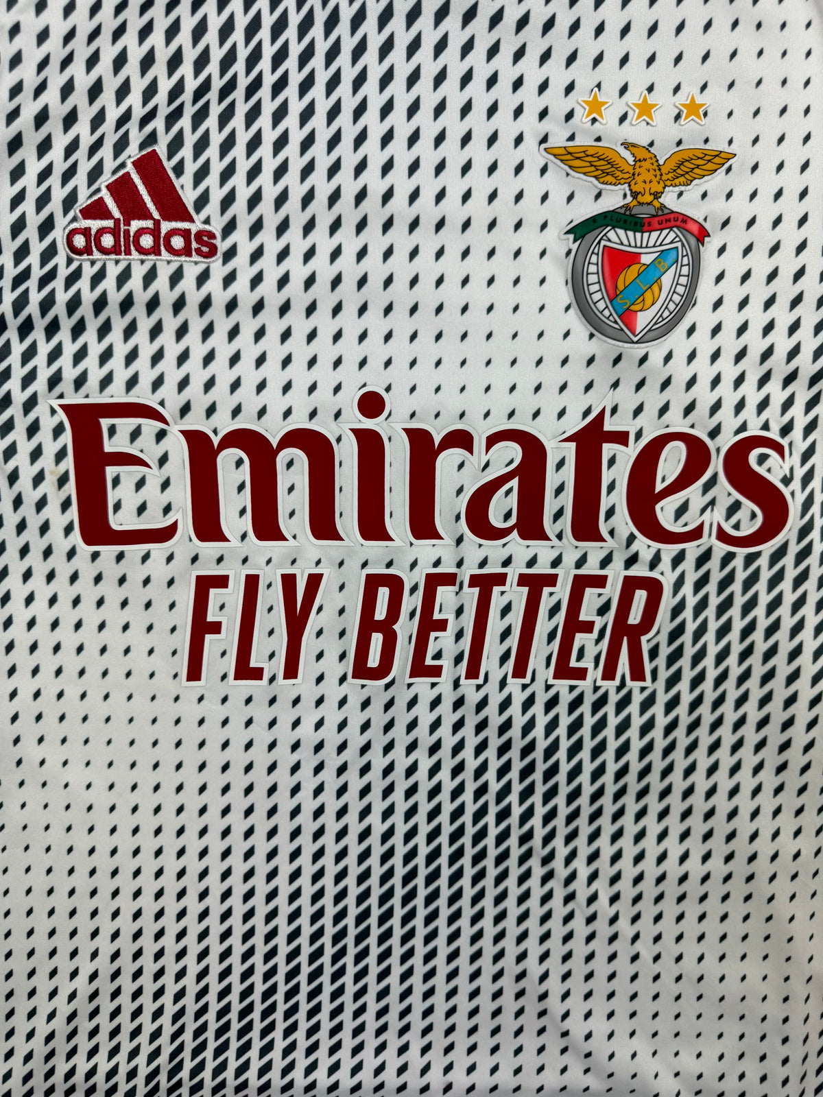 white Adidas Fc Benfica home jersey {XS}