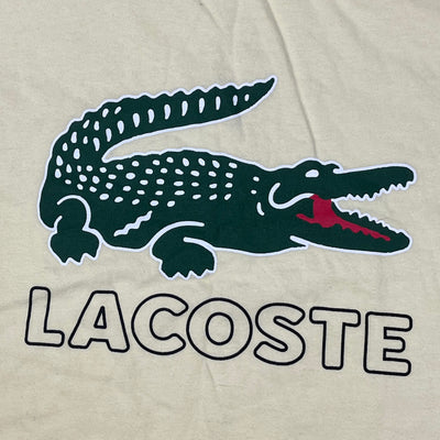 yellow Lacoste t-shirt {S}