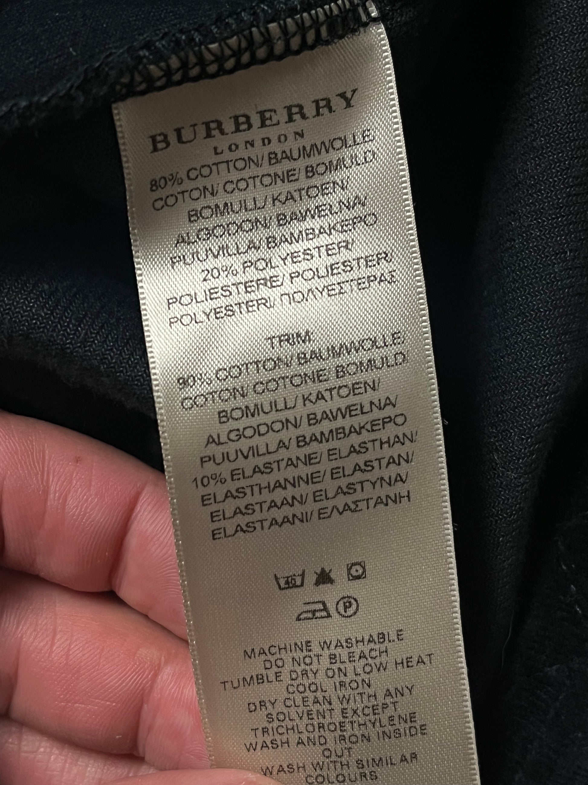 vintage velour Burberry sweatjacket {S}