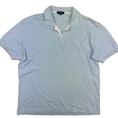vintage babyblue Burberry polo {L}