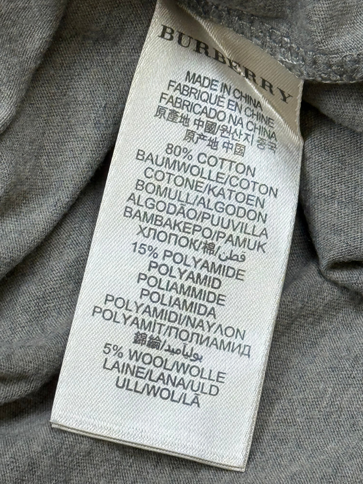 vintage Burberry t-shirt