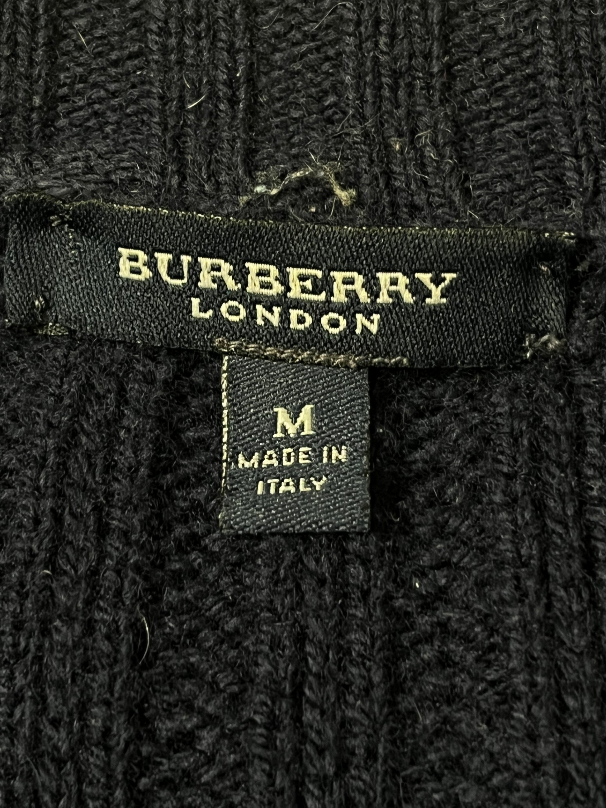 vintage Burberry knittedsweater {L}