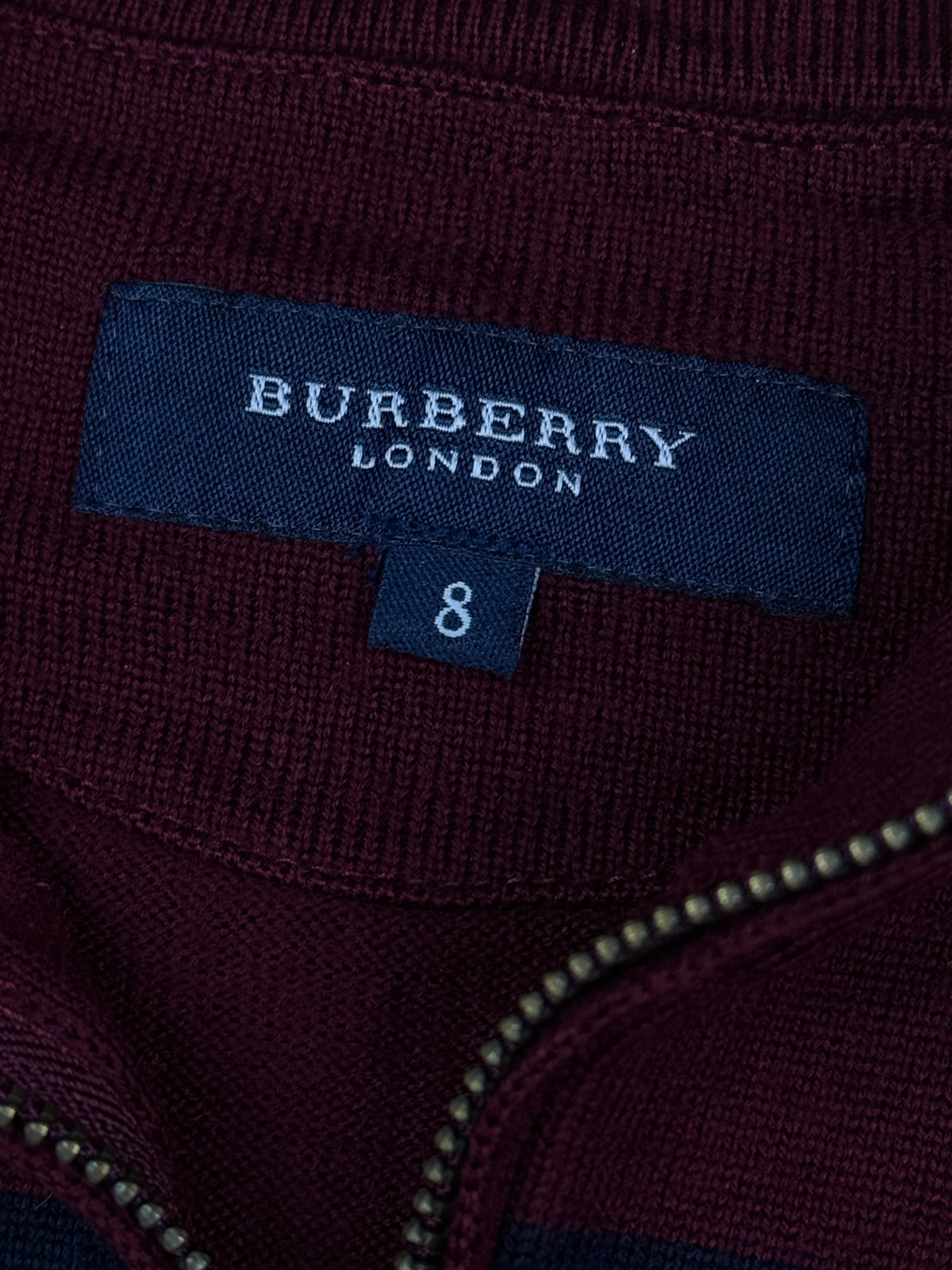 vintage Burberry quarterzip {XL}