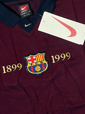 vintage Nike Fc Barcelona polo 1999-2000 DSWT {XS}