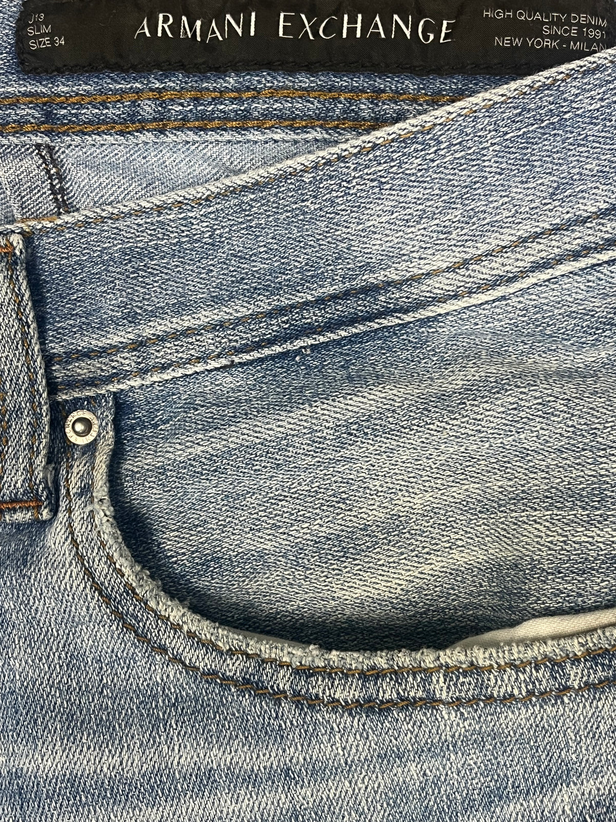 vintage Armani jeans {L}