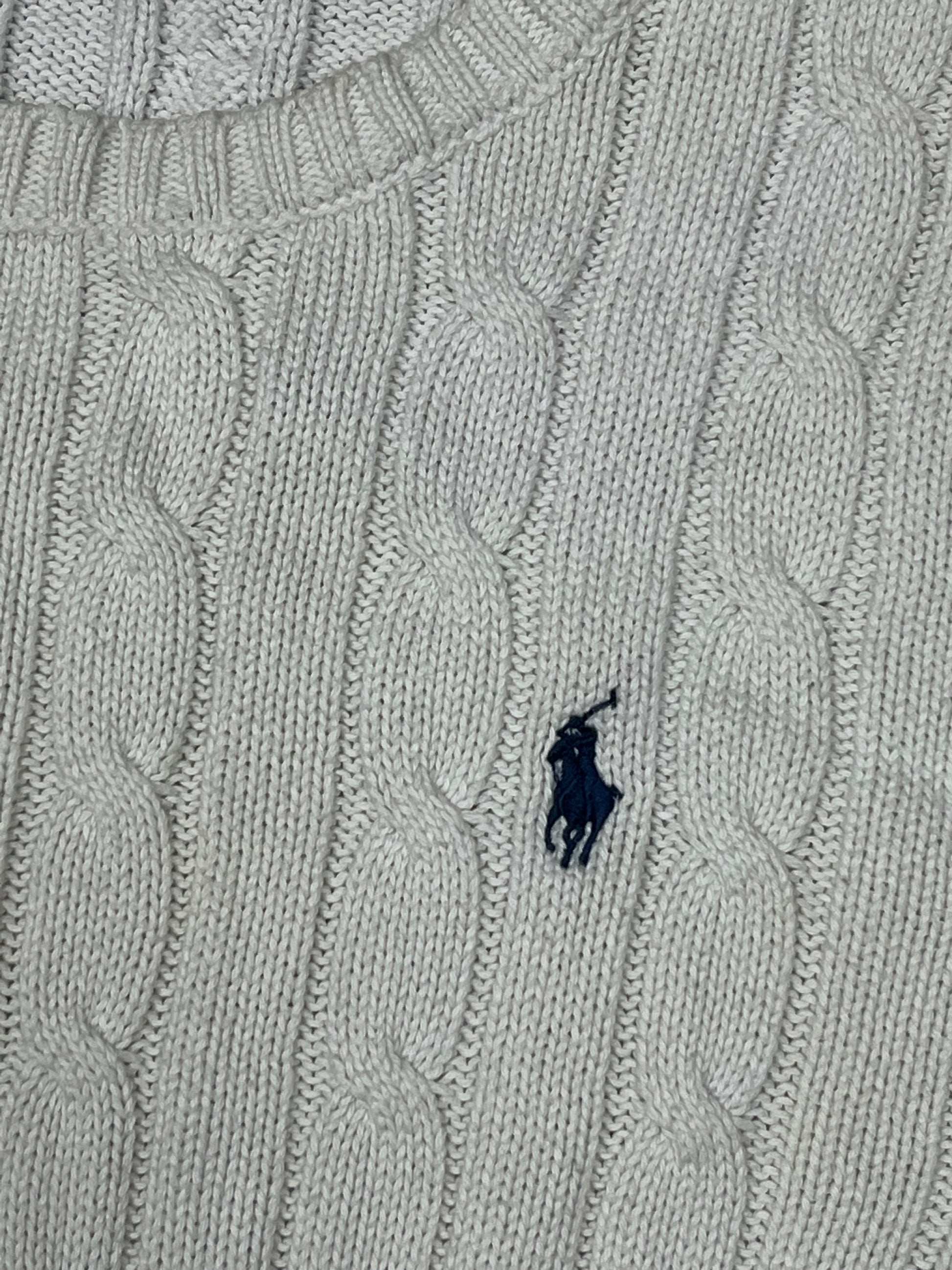 white Polo Ralph Lauren knittedsweater {M}