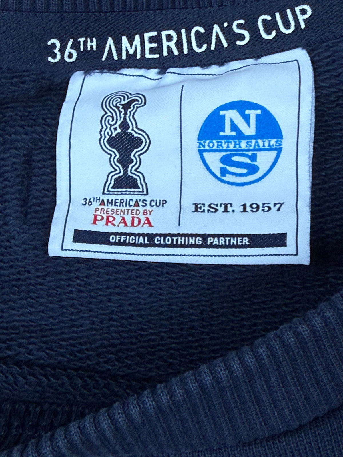 vintage Prada Americas Cup X North Sails sweater