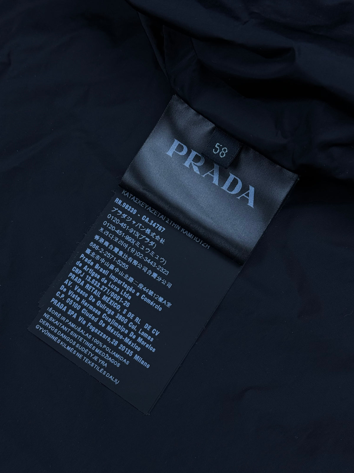 black Prada windbreaker {XL}