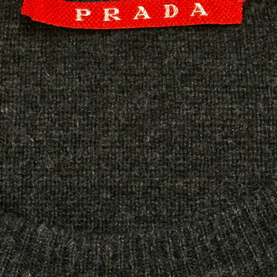 vintage Prada knittedsweater {L}