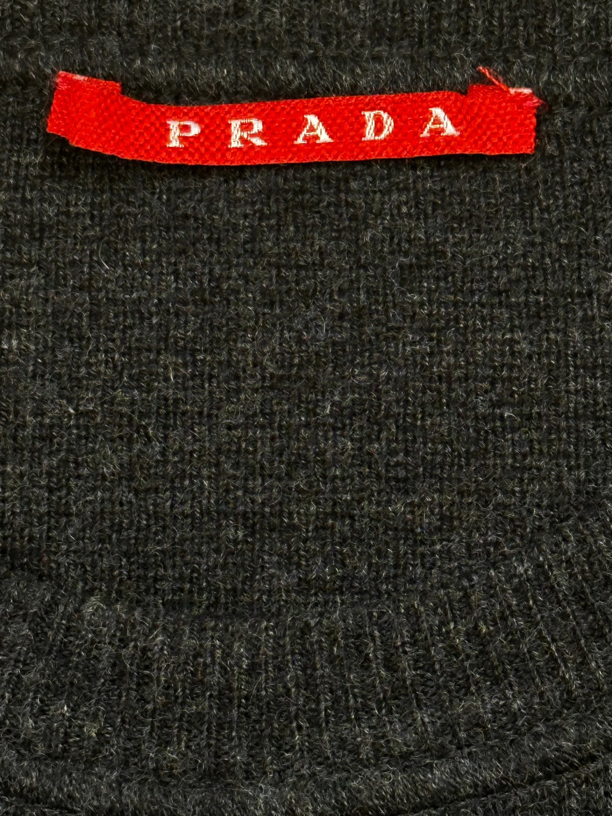 vintage Prada knittedsweater {L}