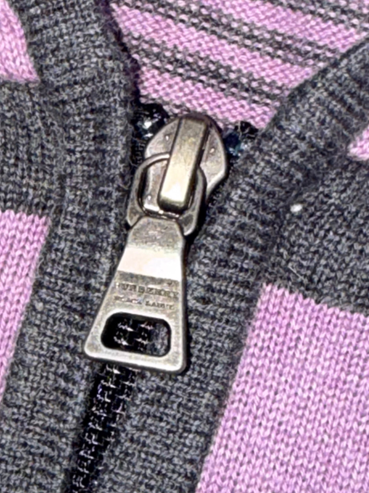 vintage Burberry Black Label sweatjacket {S}