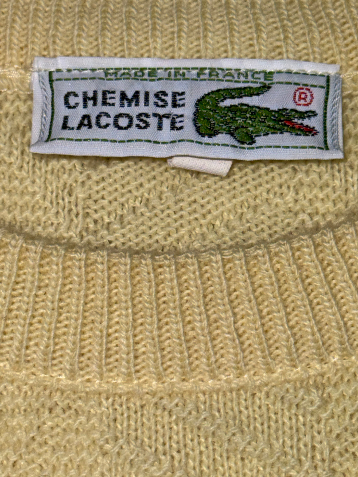 vintage Lacoste knittedsweater {XL}