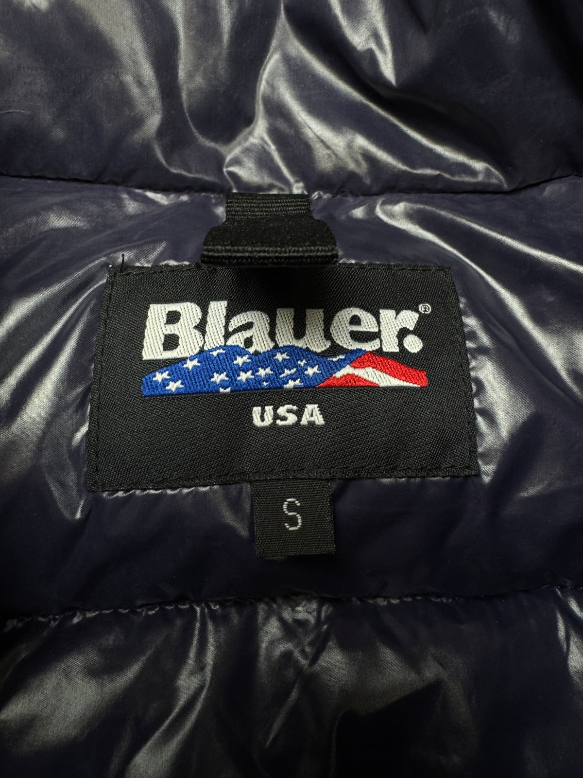 vintage Blauer vest {S}