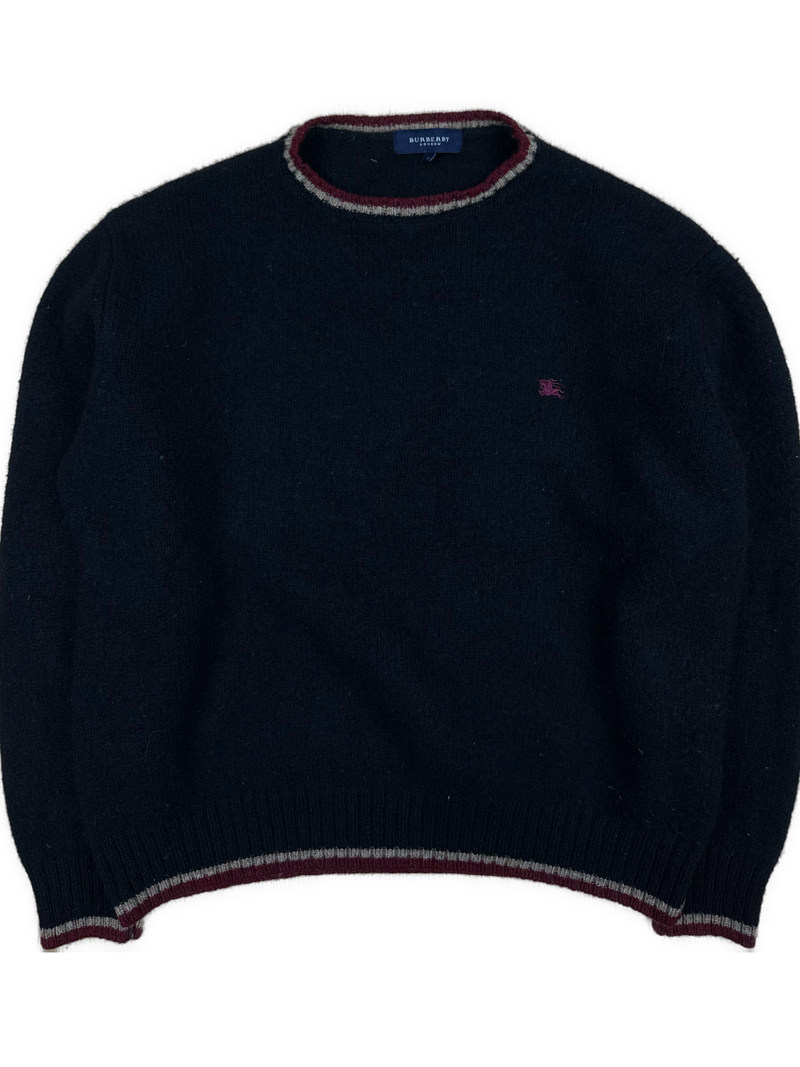 vintage Burberry knittedsweater {S}