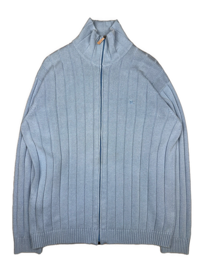 vintage babyblue Burberry sweatjacket {XL}