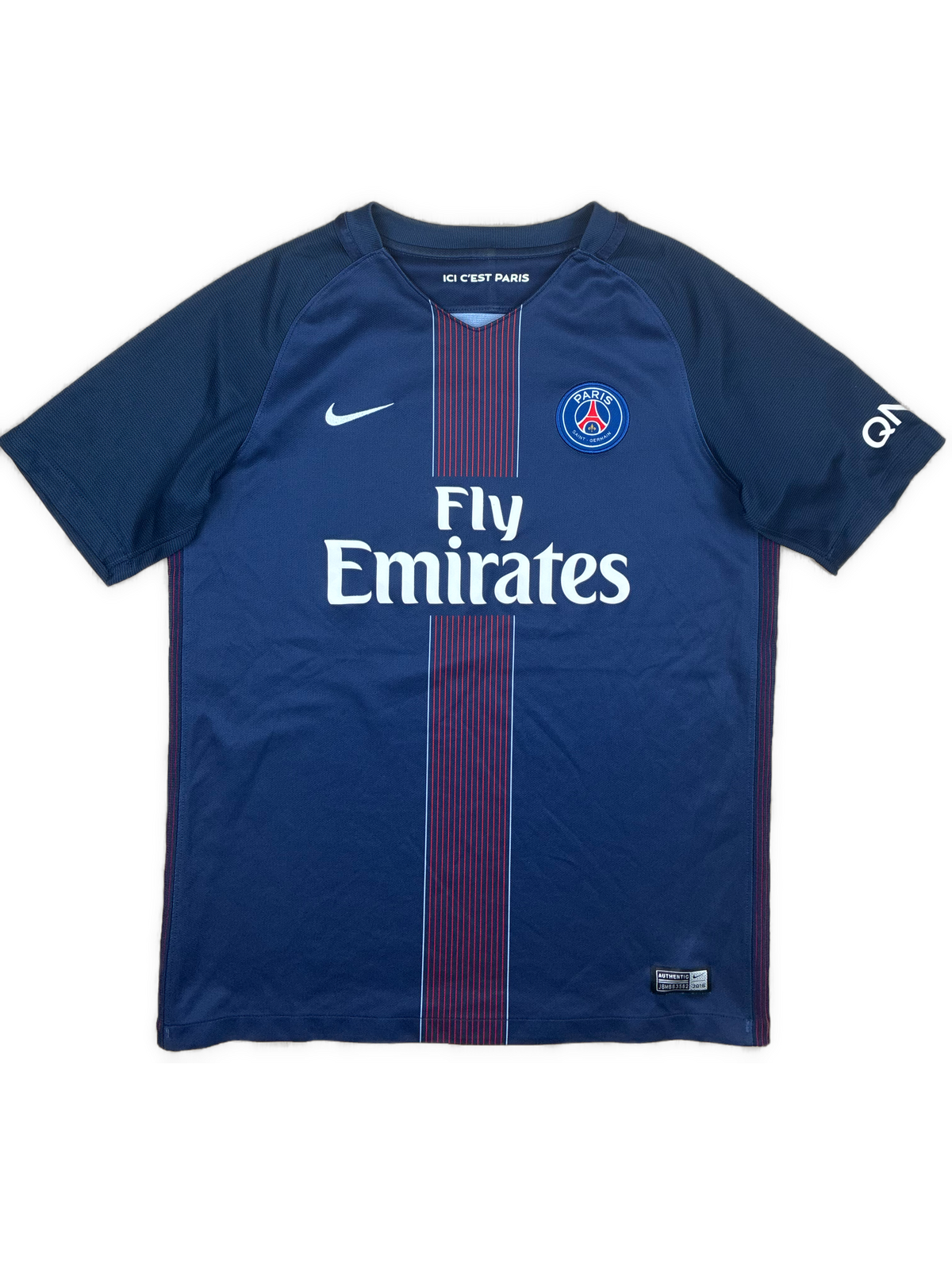 vintage Nike PSG Paris Saint Germain home jersey {S}