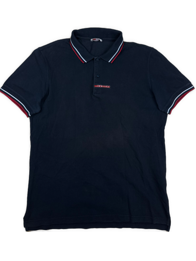 vintage black Prada polo {XL}