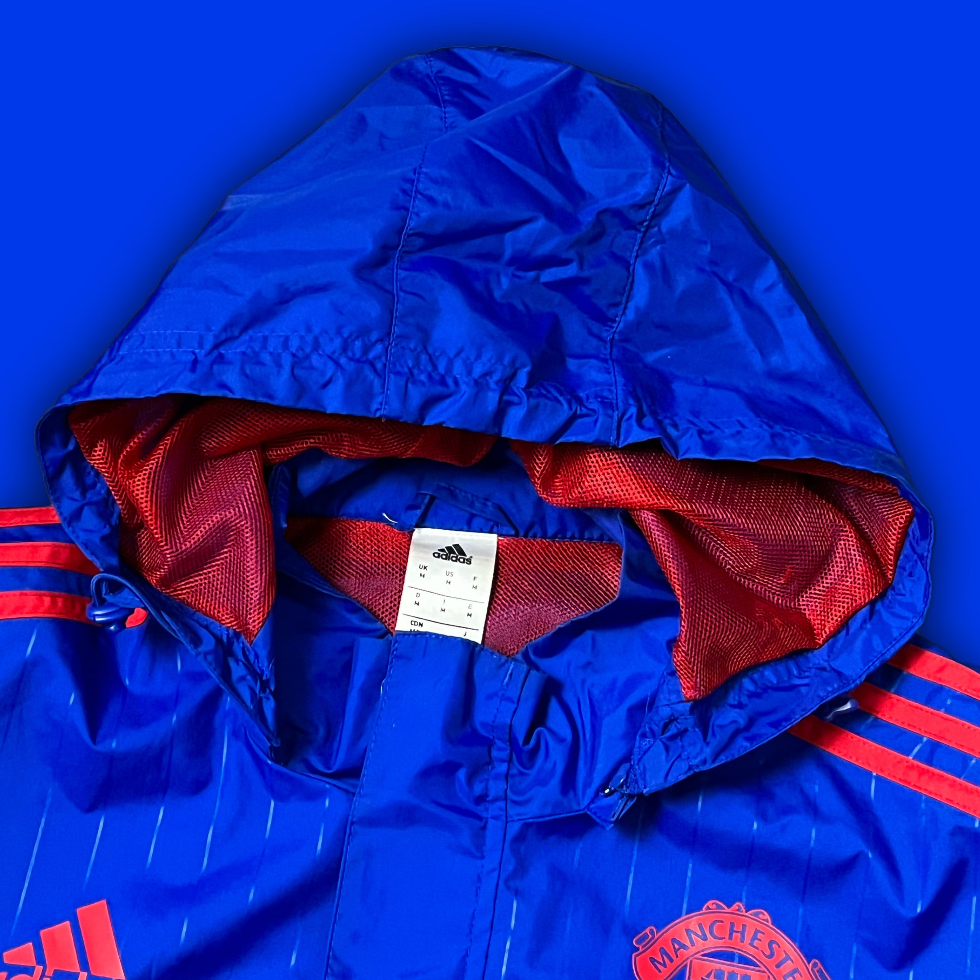 vintage Adidas Manchester United windbreaker {L}