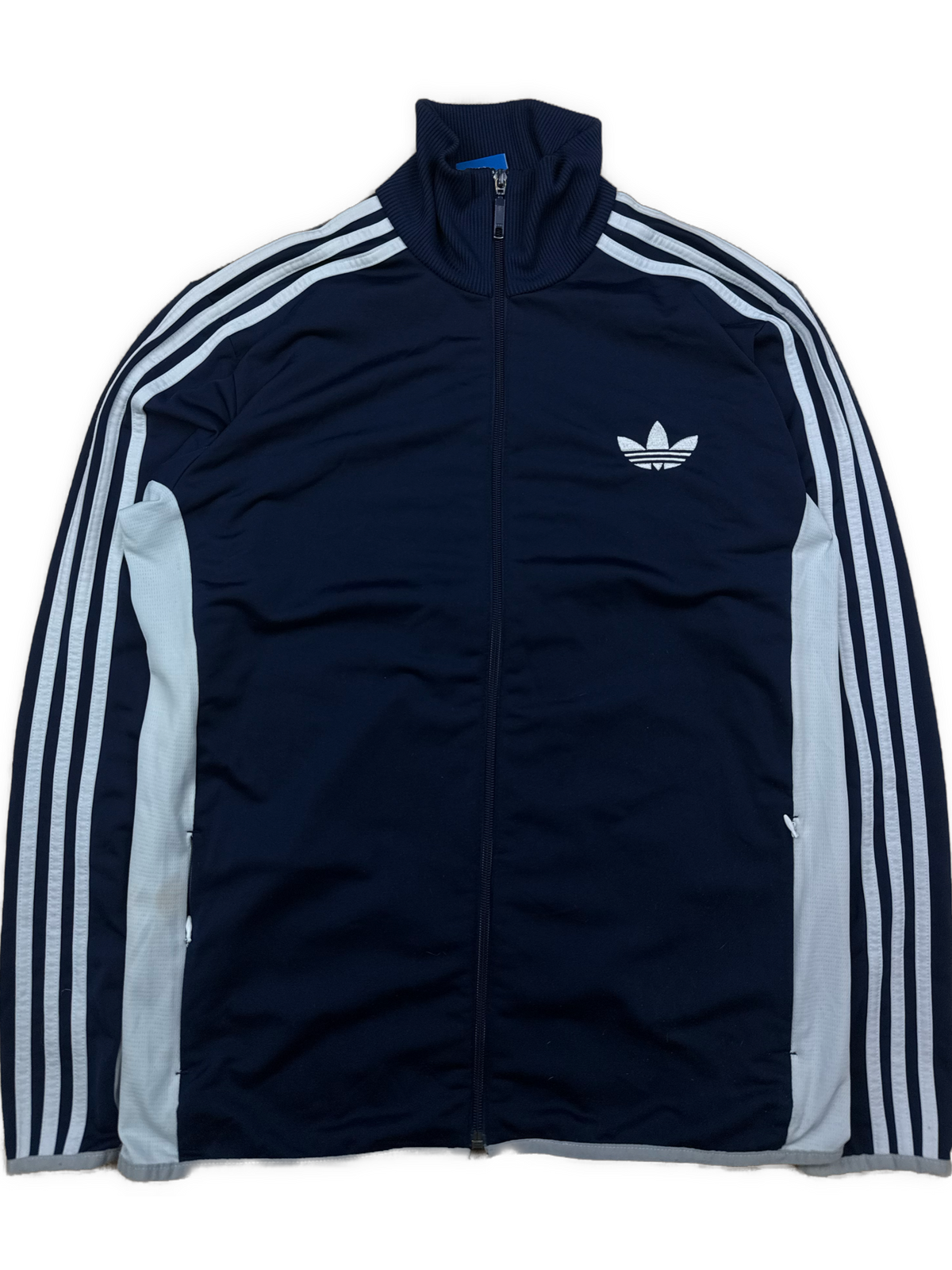 vintage navyblue Adidas trackjacket {L}