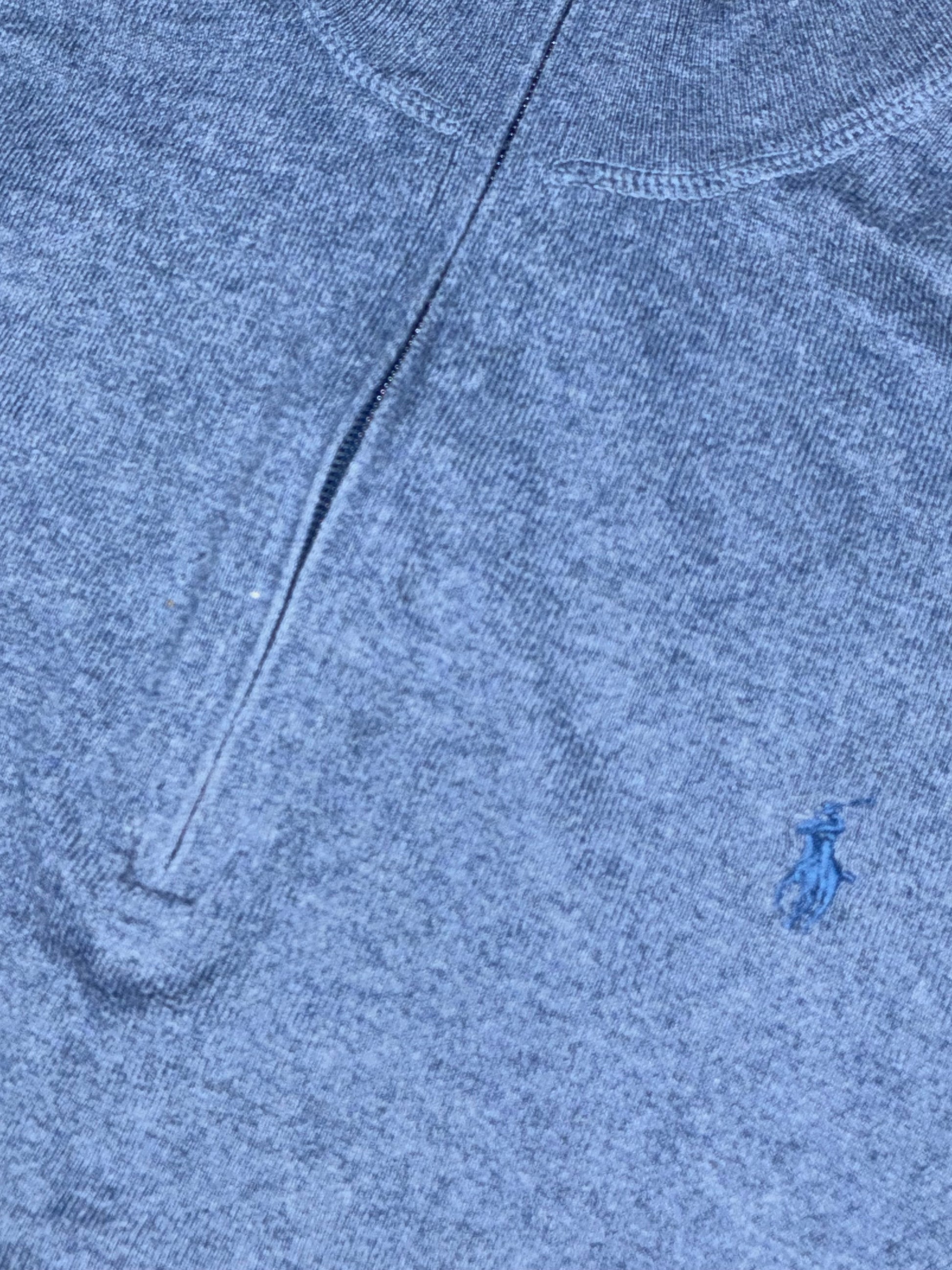 babyblue Polo Ralph Lauren quarterzip {XL}