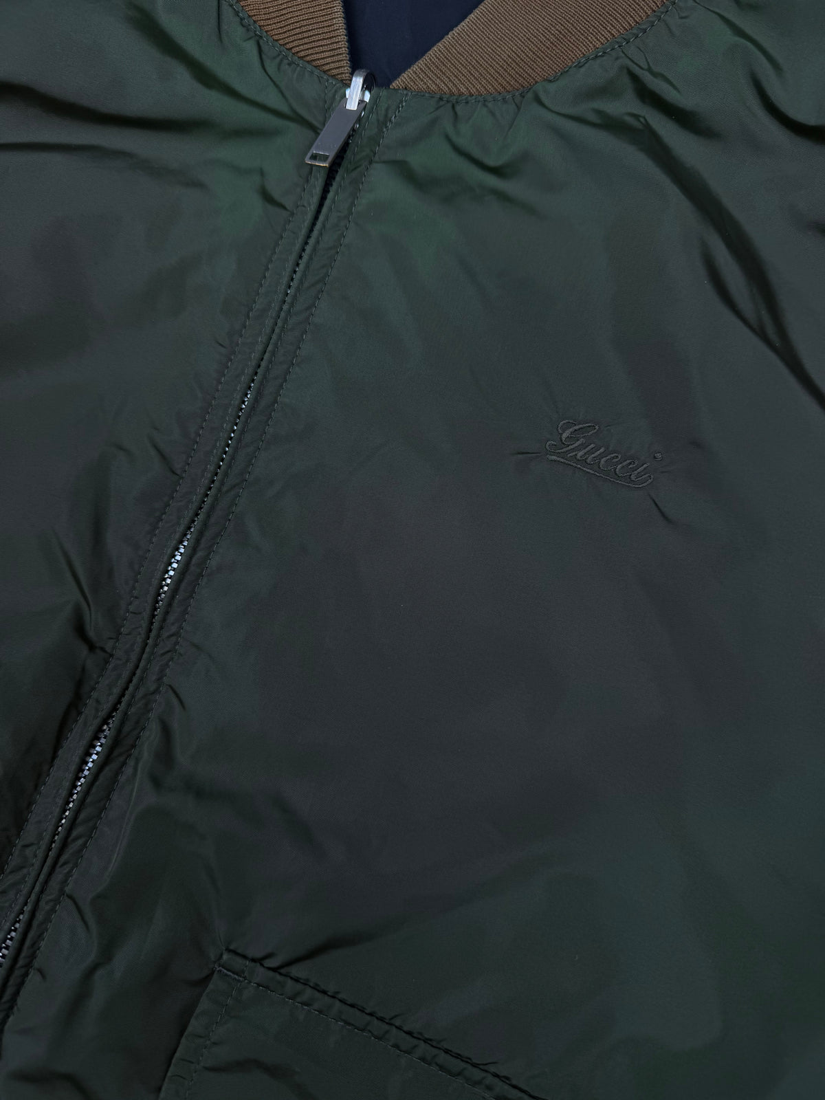 vintage reversible Gucci windbreaker {S}