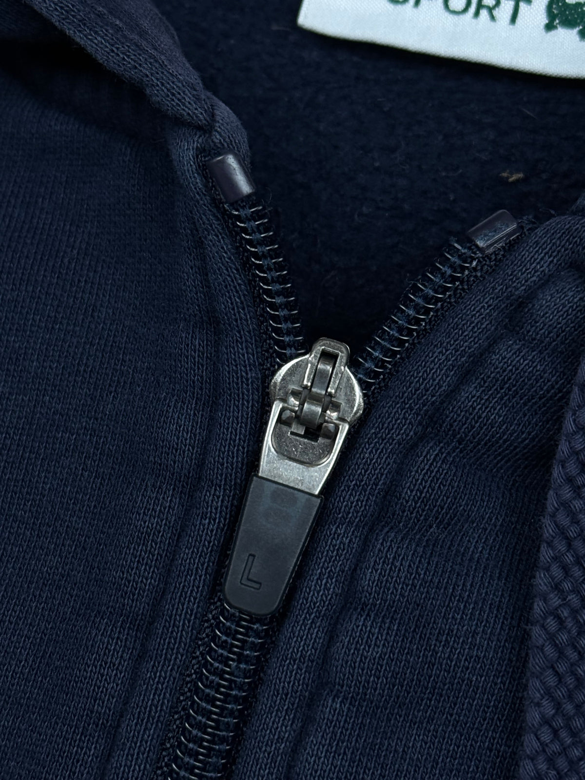 navyblue Lacoste sweatjacket {L}