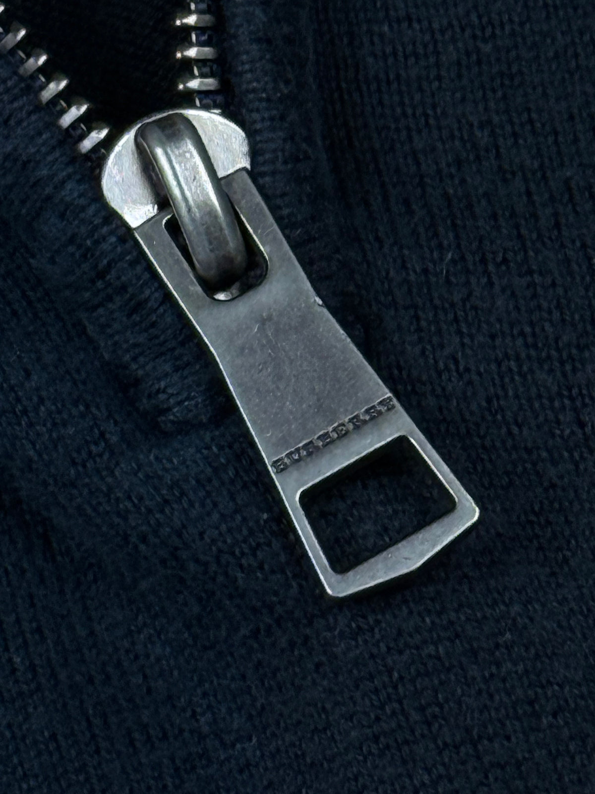 vintage Burberry quarterzip
