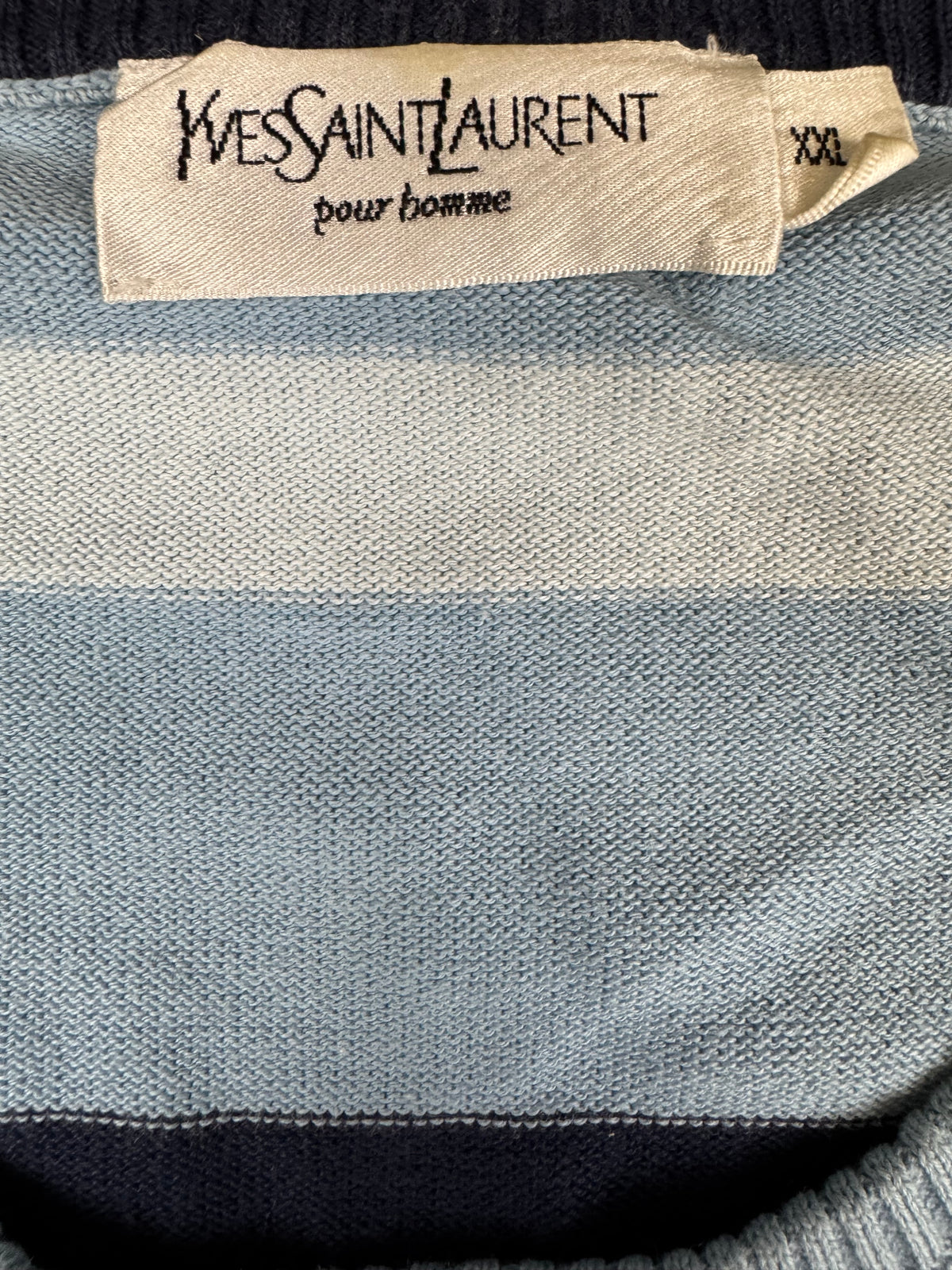 vintage YSL Yves Saint Laurent knittedsweater {XL}