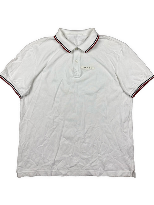 white Prada polo