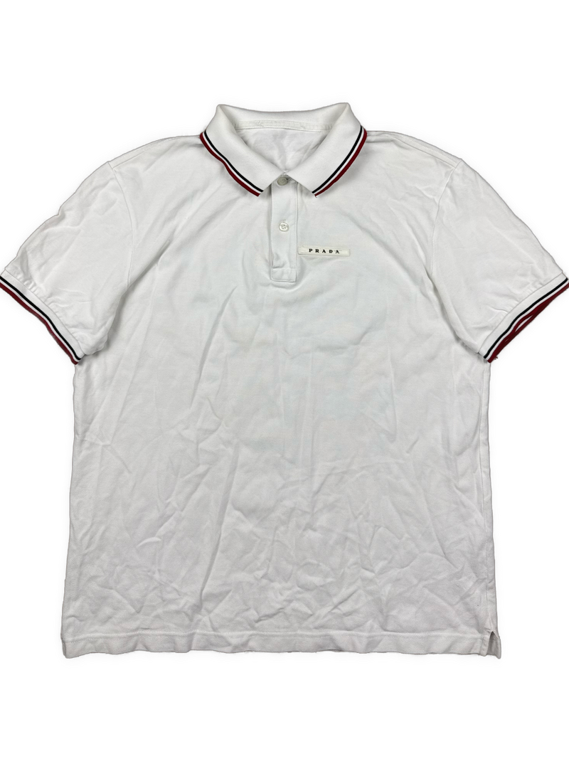 white Prada polo