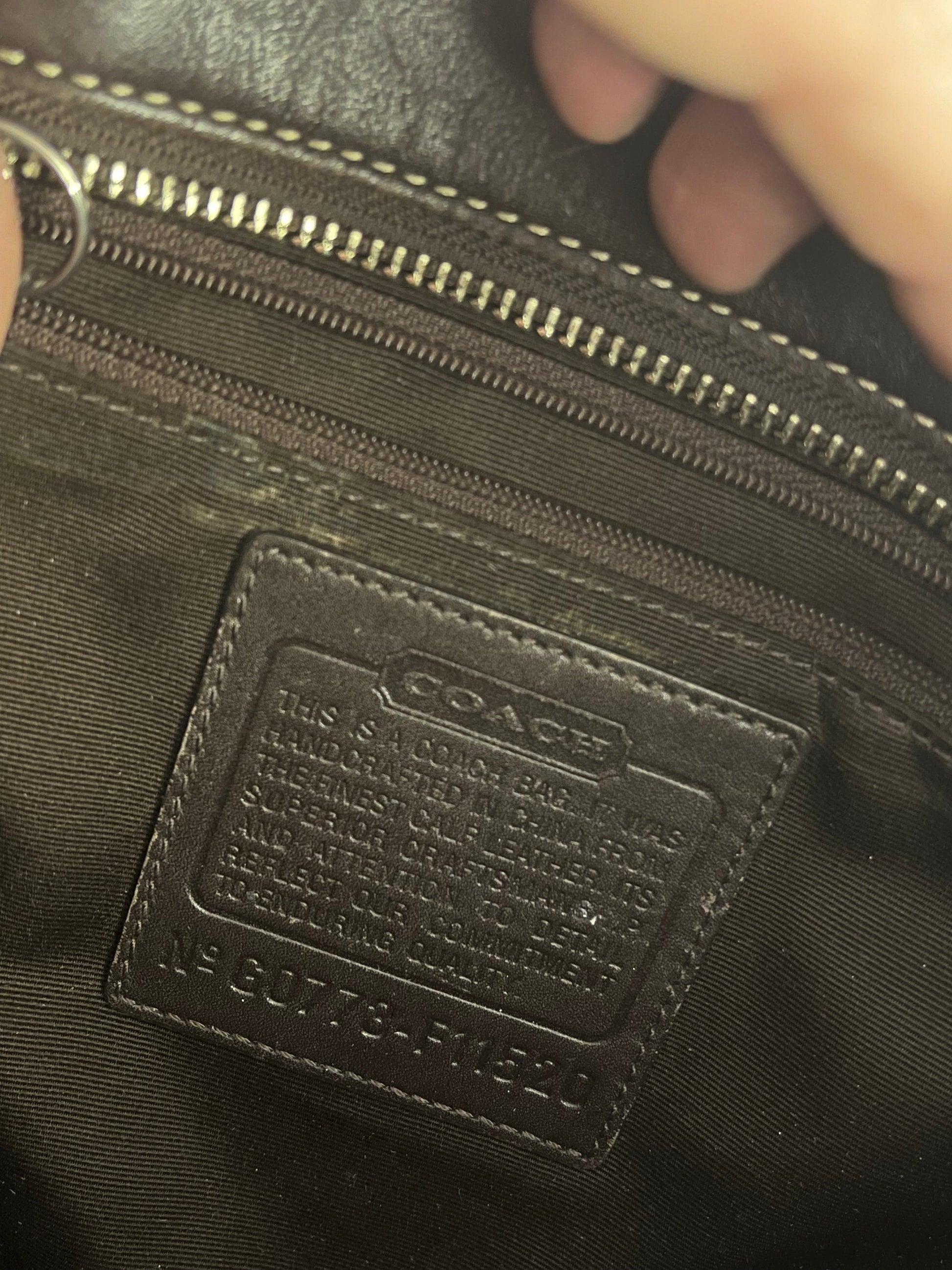 vintage COACH shopper