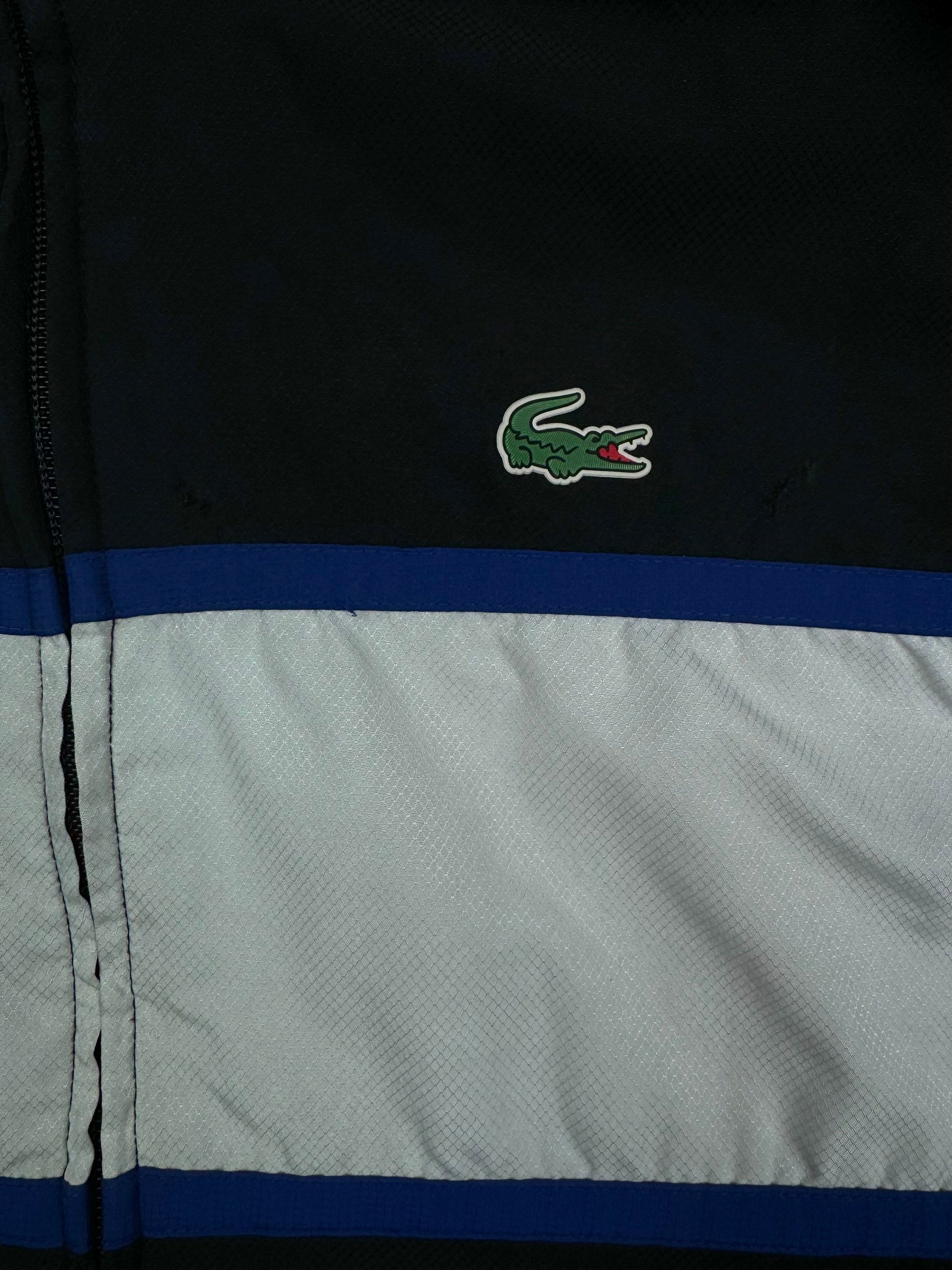 black Lacoste windbreaker {XS}