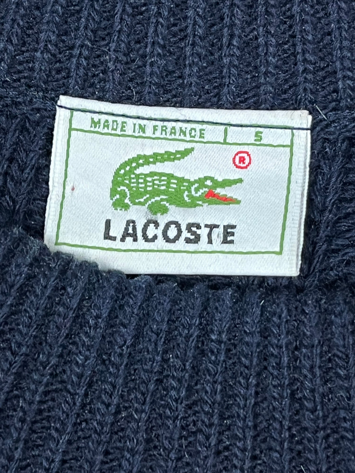 vintage Lacoste knittedsweater {L}